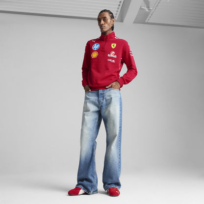 Scuderia Ferrari F1 2025 Team 1/2 Zip Sweatshirt