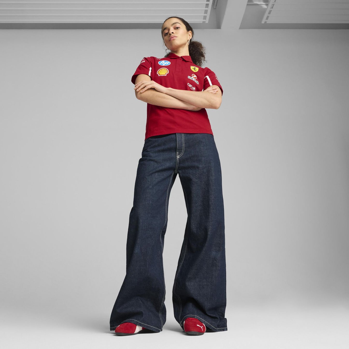 Scuderia Ferrari F1 Women's 2025 Team Polo